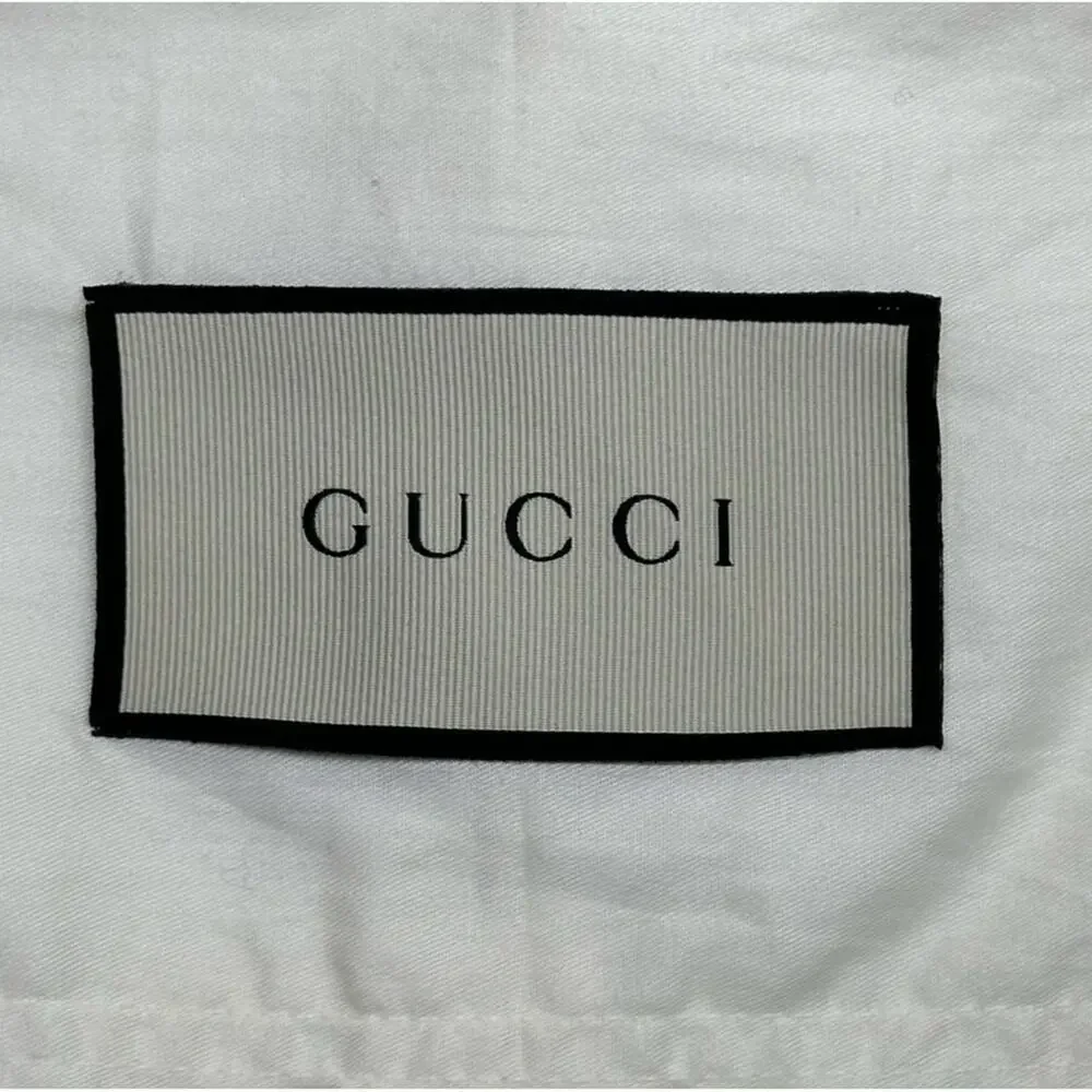 Gucci | Garment Bag & Pant Hanger | Off-White/Black | Bag: 44x27 inch